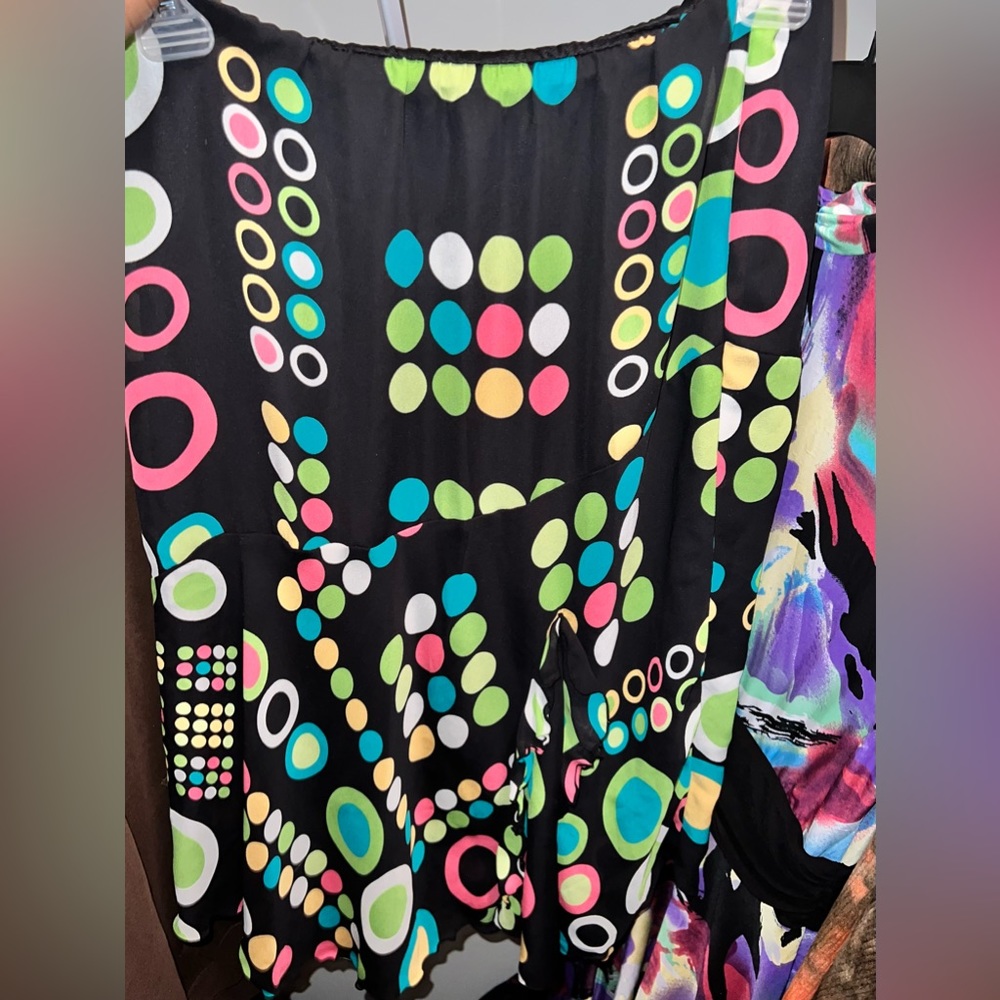 Giorgio Foirlini Multicolored A-Line Ruffled Skirt